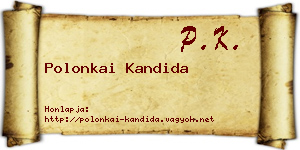 Polonkai Kandida névjegykártya